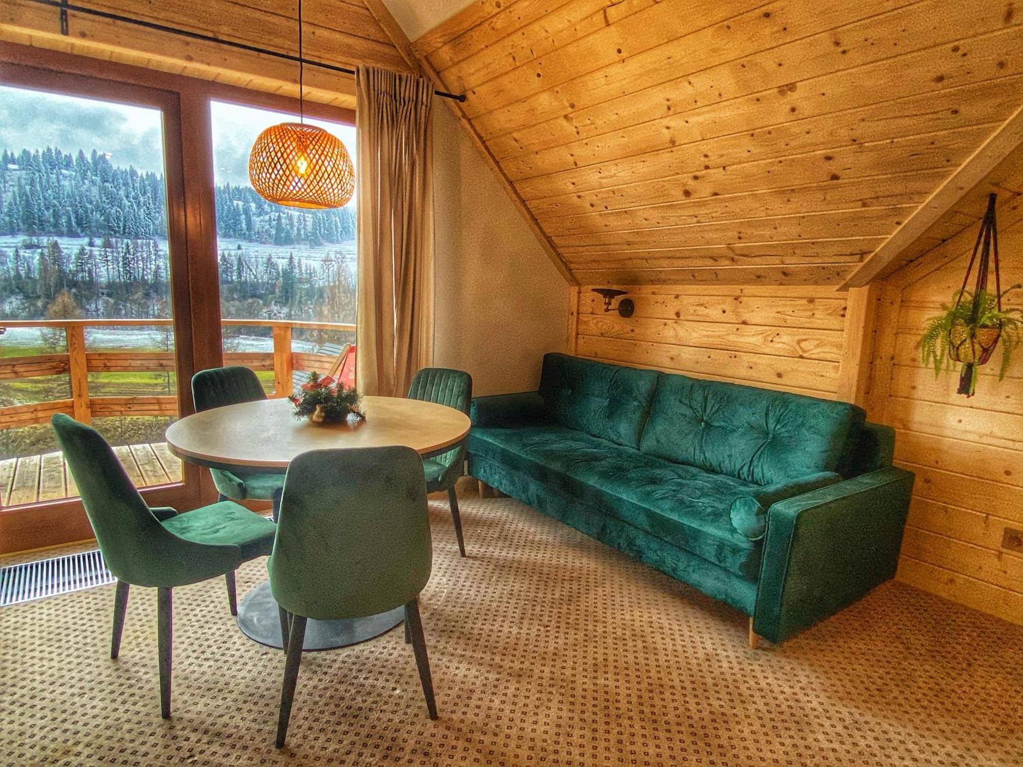 Dziejba Lesna Apartamenty &Spa - Piekne I Nowe Apartamenty I Domek, Sauna I Jacuzzi - W Cenie I Na Wylacznosc, 1 Km Od Stoku 야보르키 객실 사진